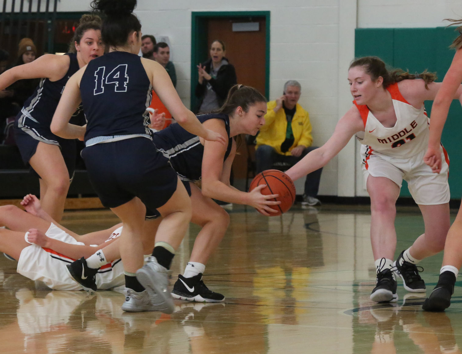 Middle Manasquan girls basketball